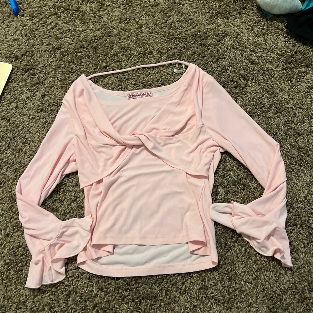 Light pink blouse